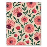 Peony Vintage Pink Peony Floral Area Rug