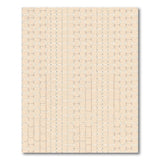 Beige Hexagon Grid Geometric Area Rug