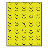 Kids Cartoon Playful Yellow Smiley Faces Area Rug