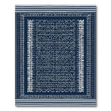Blue Heritage Tribal Area Rug