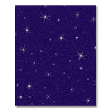 Navy Blue Starry Night Area Rug