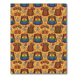 Rainbow Adventure Backpack Kids Washable Area Rug