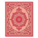 Ornate Red Persian Mandala Area Rug