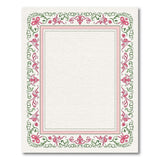 Multi-color and Patterns Elegant Pink Floral Border Area Rug