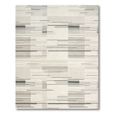 Abstract Modern Grey Geometric Abstract Area Rug