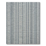 Modern Grey Striped Woven Area Rug