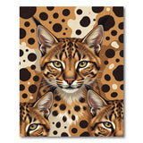 Serval Cat Leopard Spot Area Rug