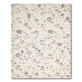 Beige Floral Vintage Floral Vintage Area Rug