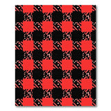 Bold Red Black Plaid Rustic Farmhouse Area Rug