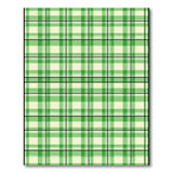 Rustic Farmhouse Green Green Gingham Checkered Area Rug