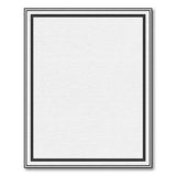 Bold Black Frame Minimalist Area Rug