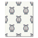Pastel Rainbow Lyre Area Rug