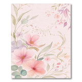 Blush Pink Floral Vintage No. 23 Area Rug