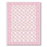 Floral Vintage Pink Vintage Pink Cherry Blossom Area Rug