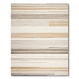 Geometric Modern Beige and Neutral Modern Beige Grey Striped Area Rug