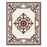Traditional Persian Ornate Beige Floral Medallion Area Rug