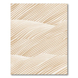 Beige Abstract Wave No. 11 Area Rug
