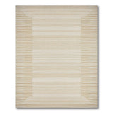 Geometric Modern Beige Framed Geometric Area Rug