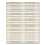 Beige Plaid Checkered Rustic Farmhouse Area Rug
