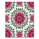 Pink Mandala Floral Area Rug