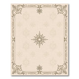 Beige and Neutral Ornate Beige Floral Vintage Area Rug
