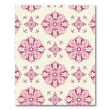 Pink Pink Floral Medallion Vintage Area Rug