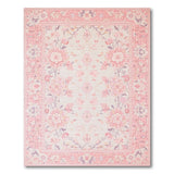 Blush Pink Floral Vintage No. 7 Area Rug