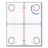 Hockey Rink Area Rug
