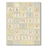 Kids ABC Alphabet Area Rug - Multi-Color Grid