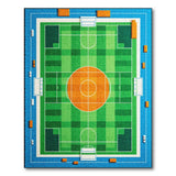 Soccer Field Basketball Playground Area Rug