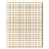 Beige Plaid Grid Area Rug
