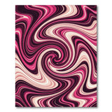 Pink Swirl Abstract No. 2 Area Rug