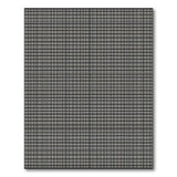 Black White Dotted Grid Geometric Area Rug