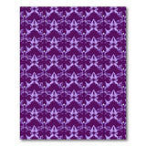 Purple Floral Lattice Area Rug