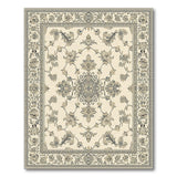 Ivory Grey Traditional Persian Medallion Rug