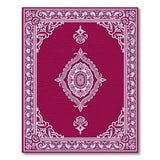 Traditional Persian Red Ornate Red Persian Medallion Rug