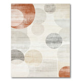 Abstract Overlapping Circles Area Rug