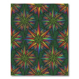 Rainbow Starburst Geometric Area Rug
