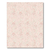 ODIKA Washable Abstract Floral Pink Area Rug - Low Pile Non-Slip Pet Friendly Indoor Rug