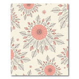 Floral Vintage Blush Peony Floral Area Rug