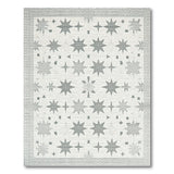 Grey Star Geometric Area Rug
