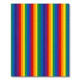 Multi-color and Patterns Rainbow Vertical Stripe Area Rug