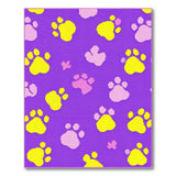 Playful Paw Prints Area Rug