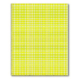 Sunny Yellow Black Grid Geometric Area Rug