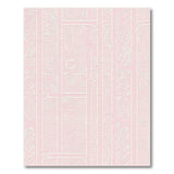 Pink Abstract Contour Area Rug