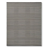 Modern Grey Geometric Woven Rug