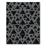 Modern Geometric Triangle Prism Area Rug