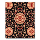 Multi-Color Mandala Floral Persian Area Rug