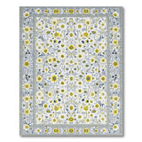 Yellow Yellow Daisy Floral Vintage Area Rug