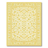Floral Vintage Yellow Floral Vintage Area Rug